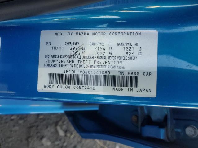 JM1BL1V84C1543080 - 2012 MAZDA 3 I Mavi foto 12