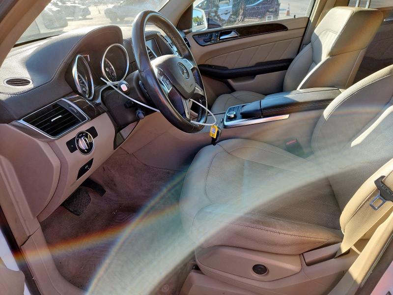 4JGDF6EE8FA616051 - 2015 MERCEDES-BENZ GL 450 4MATIC WHITE photo 7