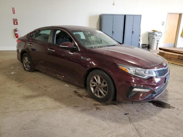 5XXGT4L30KG334064 - 2019 KIA OPTIMA LX BURGUNDY photo 4
