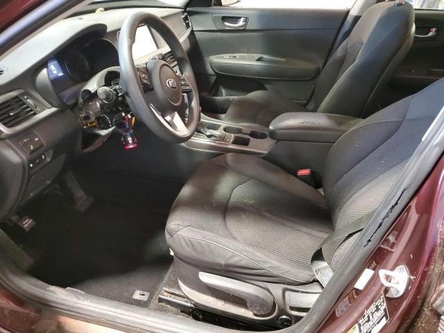 5XXGT4L30KG334064 - 2019 KIA OPTIMA LX BURGUNDY photo 7