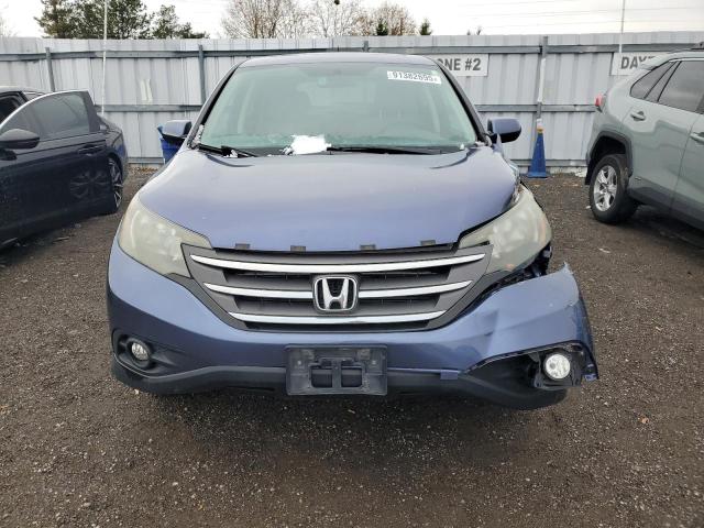 2HKRM4H59EH126189 - 2014 HONDA CR-V EX BLUE photo 5