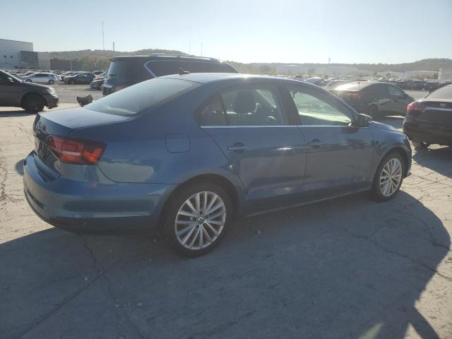 3VWL07AJ4GM245370 - 2016 VOLKSWAGEN JETTA SEL BLUE photo 3