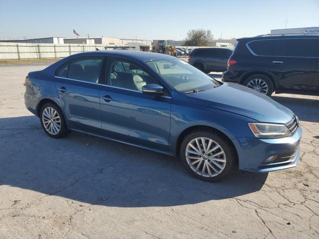 3VWL07AJ4GM245370 - 2016 VOLKSWAGEN JETTA SEL BLUE photo 4