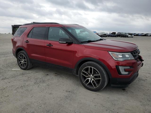 1FM5K8GT1GGC84265 - 2016 FORD EXPLORER SPORT Bordo foto 4
