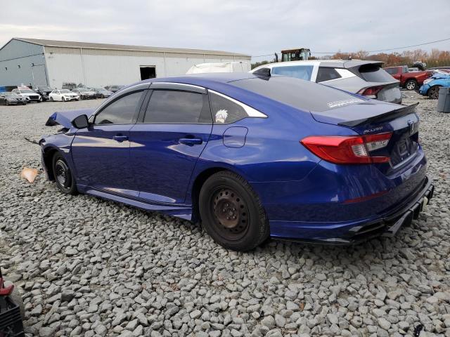 1HGCV1F37NA005169 - 2022 HONDA ACCORD SPORT ლურჯი ფოტო 2