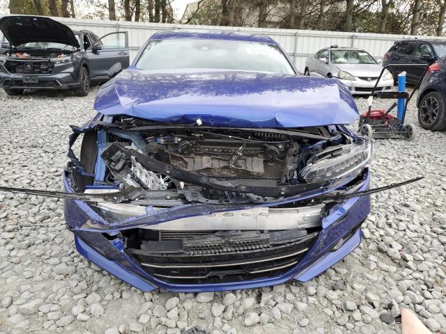 1HGCV1F37NA005169 - 2022 HONDA ACCORD SPORT ლურჯი ფოტო 5