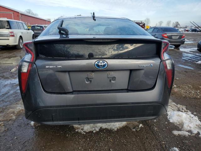 JTDKBRFU6J3071365 - 2018 TOYOTA PRIUS رمادي صورة 6