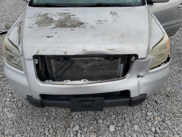 5FNYF18567B012012 - 2007 HONDA PILOT EXL SILVER photo 12