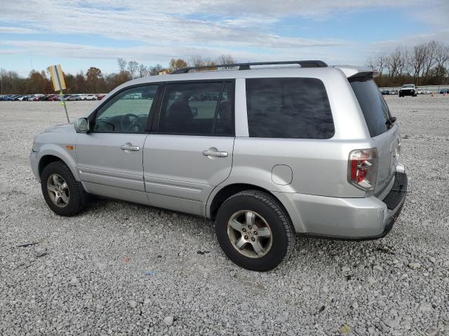5FNYF18567B012012 - 2007 HONDA PILOT EXL SILVER photo 2