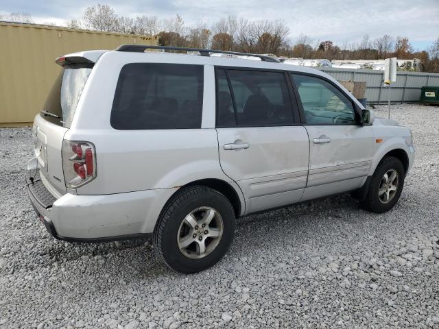 5FNYF18567B012012 - 2007 HONDA PILOT EXL SILVER photo 3