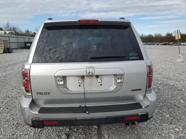 5FNYF18567B012012 - 2007 HONDA PILOT EXL SILVER photo 6