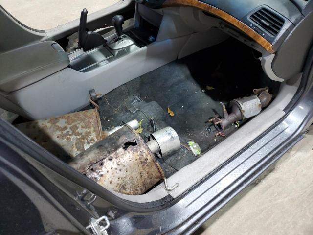 1HGCP3F80BA001459 - 2011 HONDA ACCORD EXL GRAY photo 12