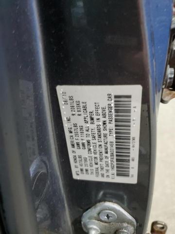 1HGCP3F80BA001459 - 2011 HONDA ACCORD EXL GRAY photo 13