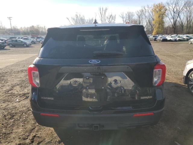 1FM5K8ABXMGA07917 - 2021 FORD EXPLORER POLICE INTERCEPTOR أسود صورة 6