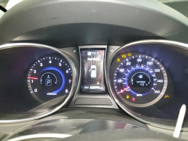 5XYZU3LA8DG068323 - 2013 HYUNDAI SANTA FE S WHITE photo 9