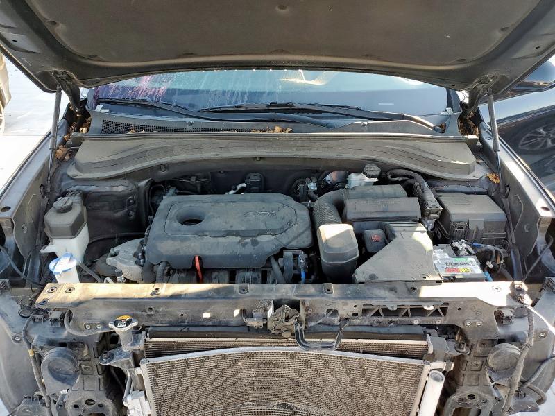 5NMS3CAD1KH037404 - 2019 HYUNDAI SANTA FE SEL Negro foto 11