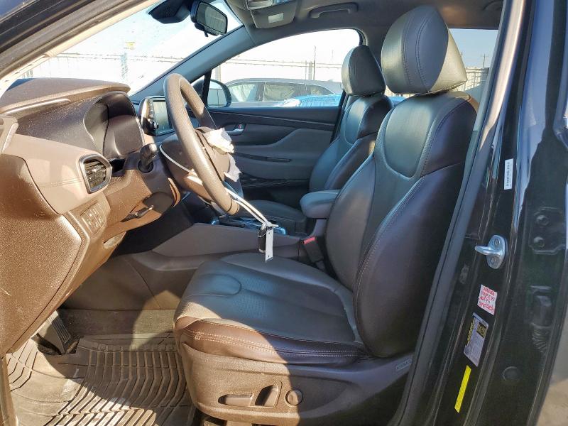 5NMS3CAD1KH037404 - 2019 HYUNDAI SANTA FE SEL Negro foto 7