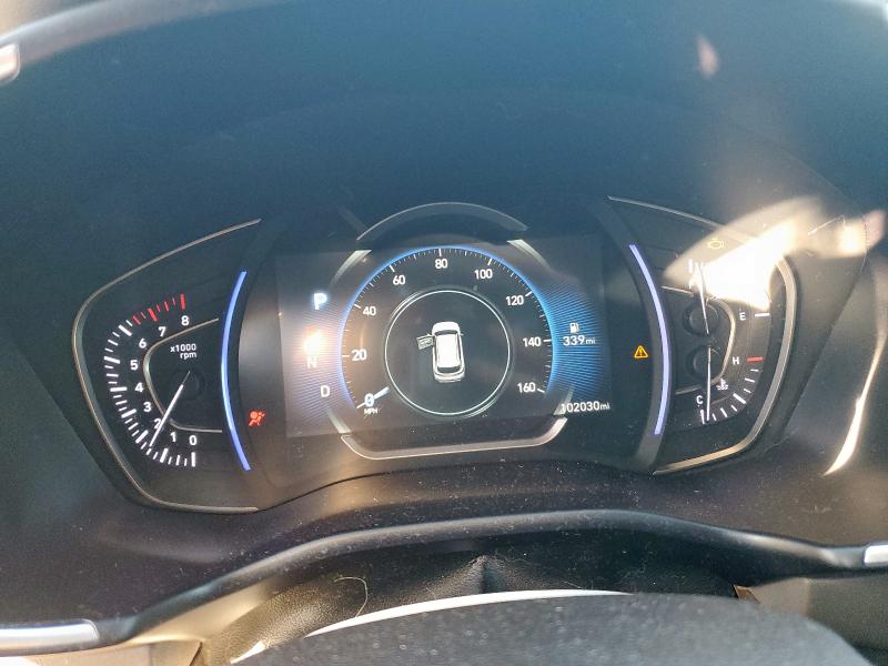 5NMS3CAD1KH037404 - 2019 HYUNDAI SANTA FE SEL Negro foto 9