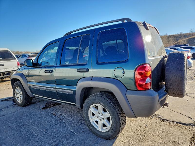 1J4GL48K34W328576 - 2004 JEEP LIBERTY SPORT მწვანე ფოტო 2