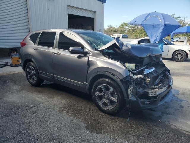 7FARW2H58JE037855 - 2018 HONDA CR-V EX GRAY photo 4