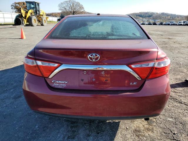 4T1BF1FK6GU613177 - 2016 TOYOTA CAMRY LE MAROON photo 6