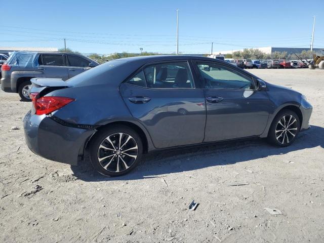 5YFBURHE4JP767858 - 2018 TOYOTA COROLLA L BLUE photo 3