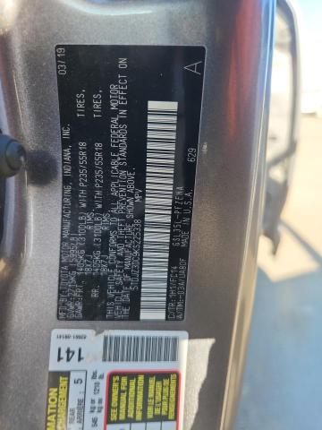 5TDJZ3DC9KS225338 - 2019 TOYOTA SIENNA LE ნაცრისფერი ფოტო 13