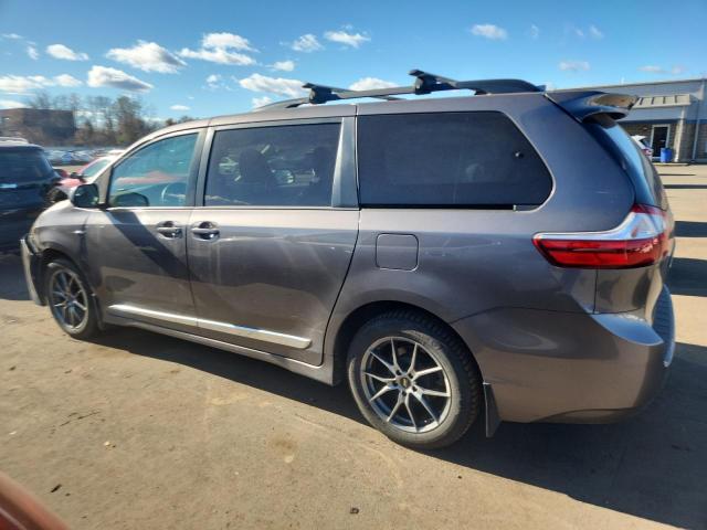 5TDJZ3DC9KS225338 - 2019 TOYOTA SIENNA LE ნაცრისფერი ფოტო 2