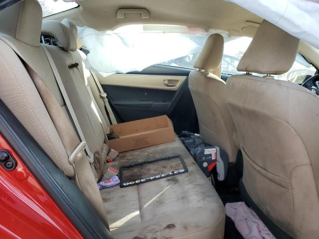 2T1BURHEXGC713067 - 2016 TOYOTA COROLLA L წითელი ფოტო 10