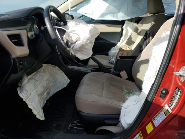 2T1BURHEXGC713067 - 2016 TOYOTA COROLLA L წითელი ფოტო 7