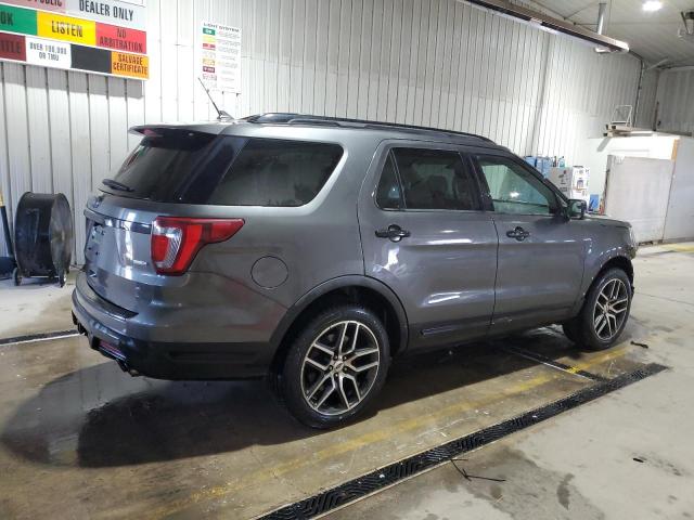 1FM5K8GTXJGB13490 - 2018 FORD EXPLORER SPORT Boz foto 3