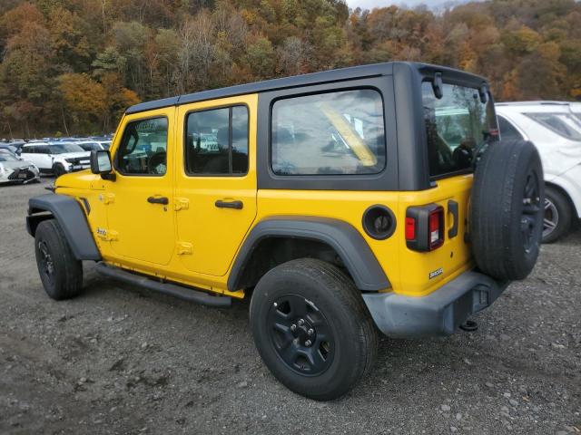 1C4HJXDNXKW525369 - 2019 JEEP WRANGLER U SPORT YELLOW photo 2