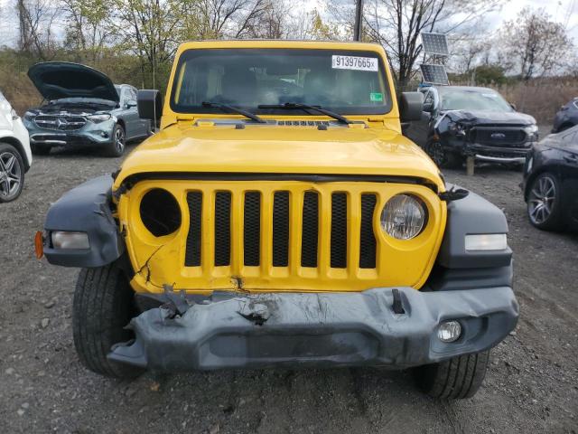 1C4HJXDNXKW525369 - 2019 JEEP WRANGLER U SPORT YELLOW photo 5