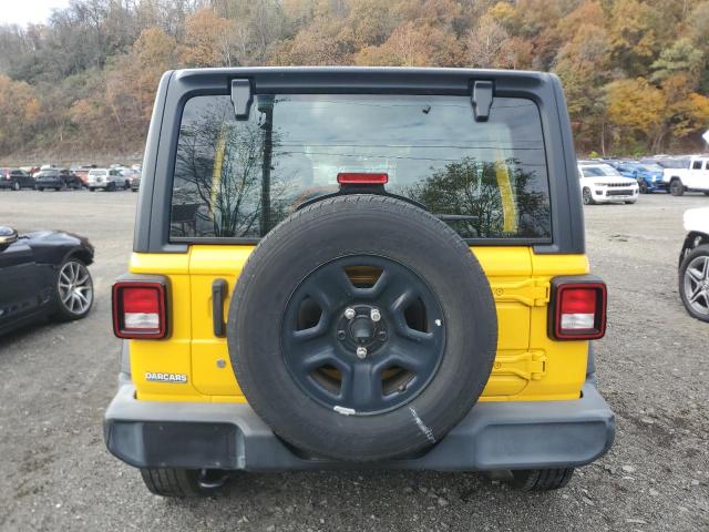 1C4HJXDNXKW525369 - 2019 JEEP WRANGLER U SPORT YELLOW photo 6