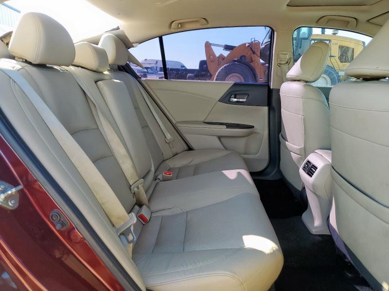 1HGCR2F87FA251372 - 2015 HONDA ACCORD EXL MAROON photo 10