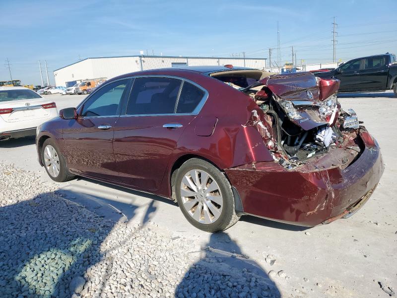 1HGCR2F87FA251372 - 2015 HONDA ACCORD EXL MAROON photo 2