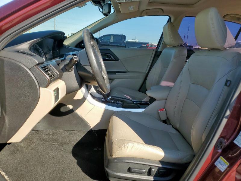 1HGCR2F87FA251372 - 2015 HONDA ACCORD EXL MAROON photo 7