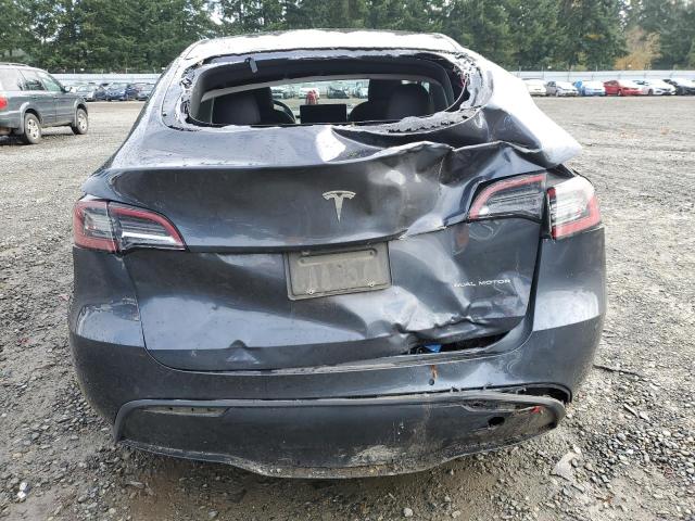 5YJYGAEE2MF239579 - 2021 TESLA MODEL Y GRAY photo 6