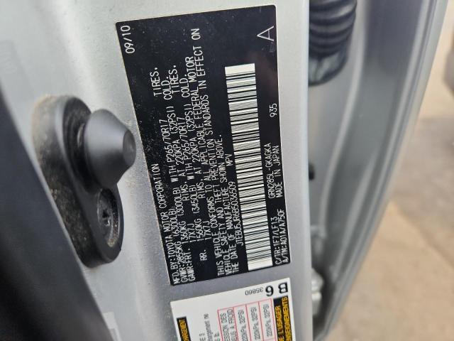 JTEBU5JR6B5036509 - 2011 TOYOTA 4RUNNER SR5 Gümüş fotoğraf 12