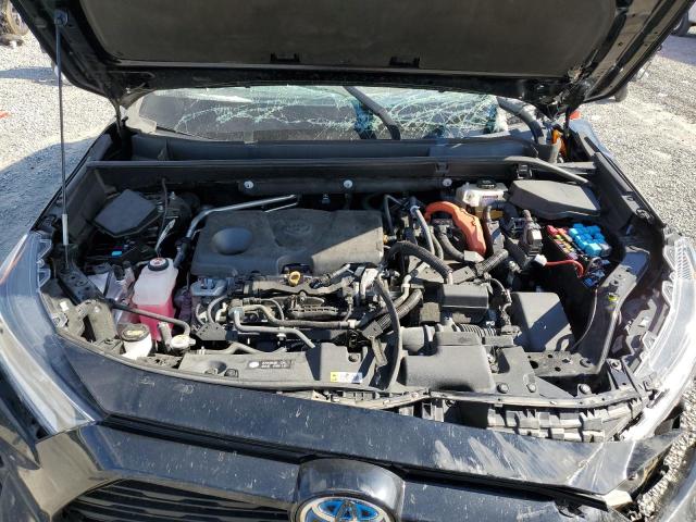 4T3RWRFV6MU016217 - 2021 TOYOTA RAV4 XLE BLACK photo 12