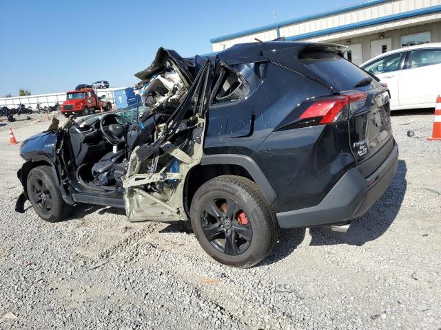 4T3RWRFV6MU016217 - 2021 TOYOTA RAV4 XLE BLACK photo 2