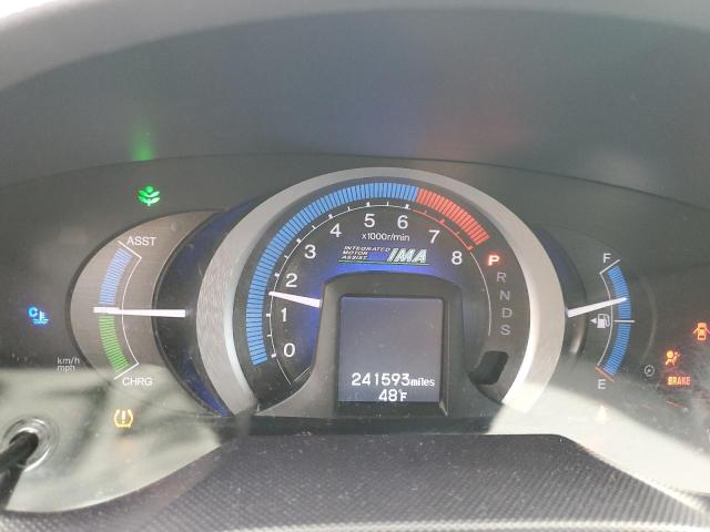 JHMZE2H71AS012619 - 2010 HONDA INSIGHT EX GRAY photo 9