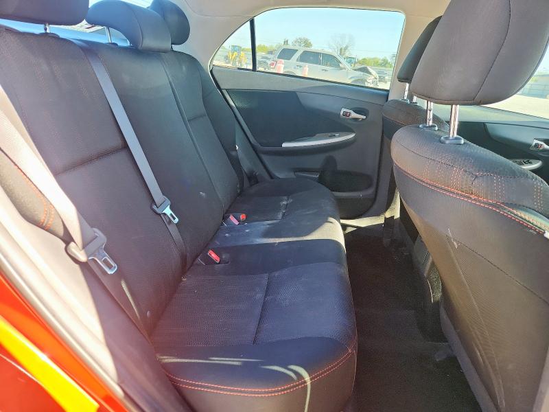 2T1BU4EE8DC065604 - 2013 TOYOTA COROLLA BASE Նարնջագույն լուսանկար 10