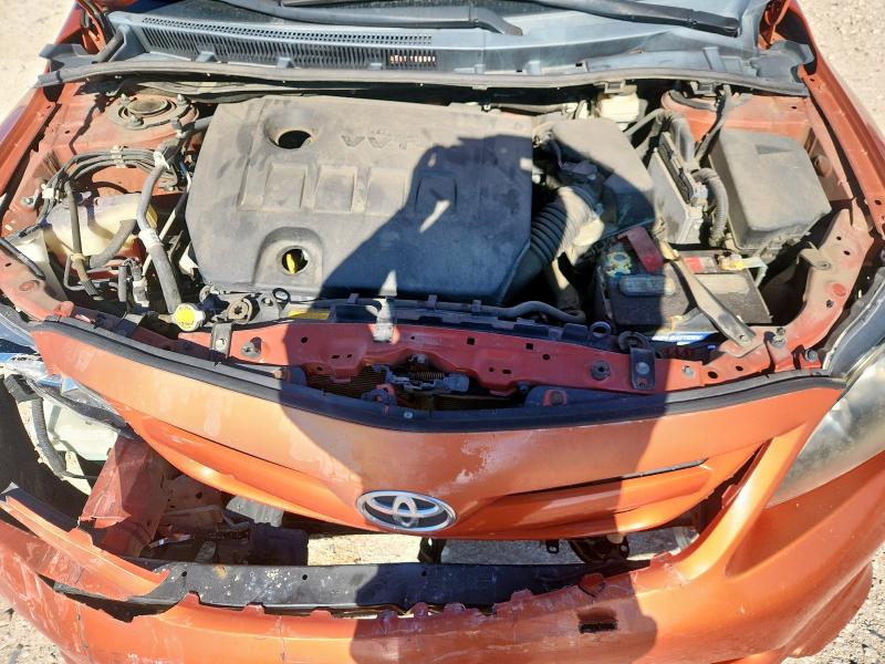 2T1BU4EE8DC065604 - 2013 TOYOTA COROLLA BASE Նարնջագույն լուսանկար 11