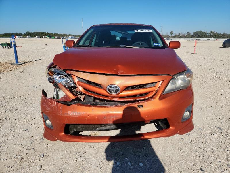 2T1BU4EE8DC065604 - 2013 TOYOTA COROLLA BASE Նարնջագույն լուսանկար 5