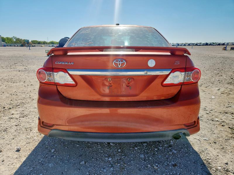 2T1BU4EE8DC065604 - 2013 TOYOTA COROLLA BASE Նարնջագույն լուսանկար 6