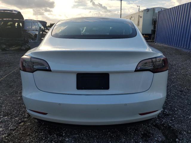5YJ3E1EA1NF286861 - 2022 TESLA MODEL 3 WHITE photo 6