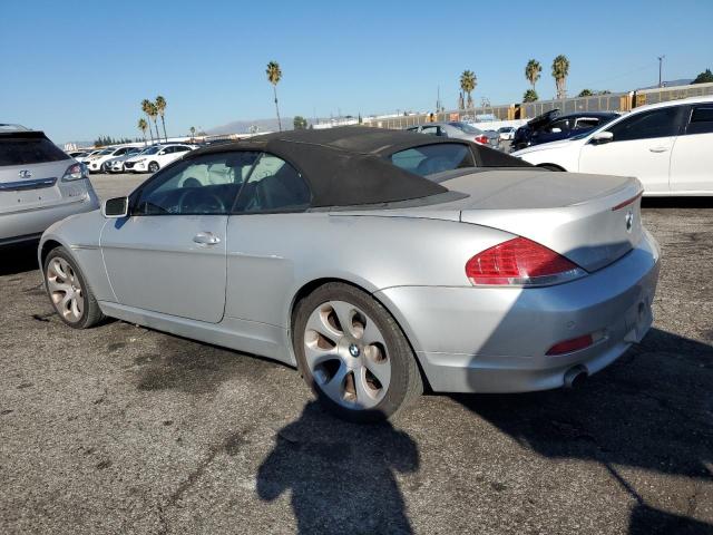 WBAEK13426CN76214 - 2006 BMW 650 I SILVER photo 2