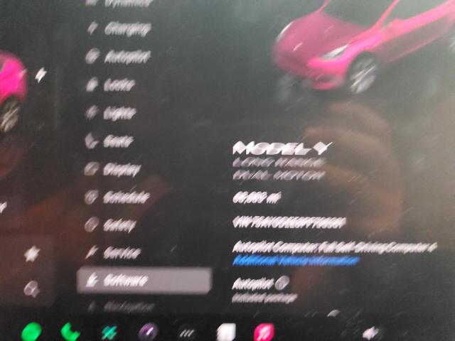 7SAYGDEE8PF796361 - 2023 TESLA MODEL Y GRAY photo 9