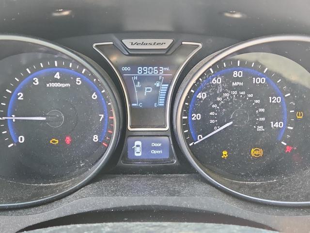 KMHTC6AE8DU160283 - 2013 HYUNDAI VELOSTER TURBO BLUE photo 9